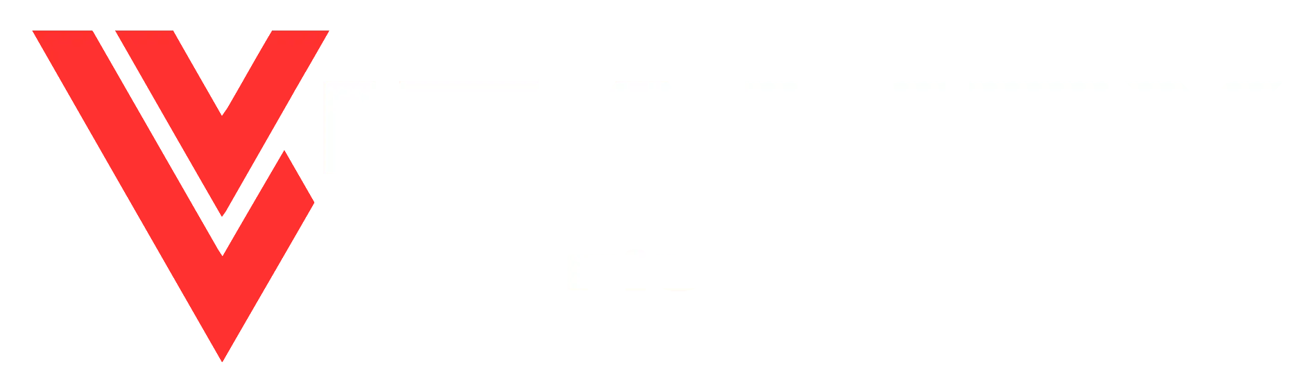 Vitality Fitness logo with bold red V icon symbolizing strength, energy, and movement